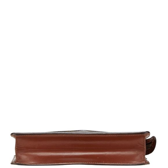Louis Vuitton Monogram Pochette Homme Second Bag Clutch M51795 Brown PVC - Picture 3 of 10